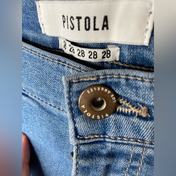Pistola Women's Blue Skinny Jeans 28 Pictured AS IS - Picture 4 of 8